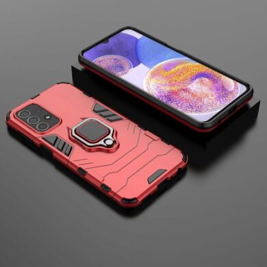 Защитный чехол Deexe Hybrid Case для Samsung Galaxy A23 (A235) - Red