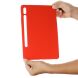 Защитный чехол Deexe Silicone Shell для Samsung Galaxy Tab S7 (T870/875) / S8 (T700/706) - Red. Фото 8 из 12