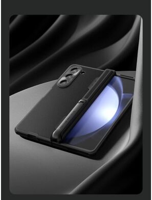 Защитный чехол NILLKIN CamShield Fold Leather Case для Samsung Galaxy Fold 5 - Black