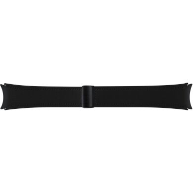 Оригинальный ремешок D-Buckle Hybrid Eco-Leather Band (M/L) для Samsung Galaxy Watch 4 / 4 Classic / 5 / 5 Pro / 6 / 6 Classic (ET-SHR94LBEGEU) - Black