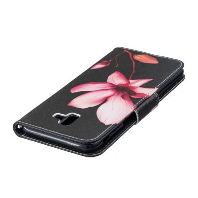 Чехол-книжка Deexe Color Wallet для Samsung Galaxy J6+ (J610) - Pink Flower
