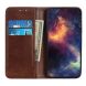 Чехол-книжка Deexe Wallet Case для Samsung Galaxy A12 (A125) / A12 Nacho (A127) / M12 (M127) - Coffee. Фото 5 из 10