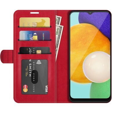 Чехол-книжка Deexe Wallet Style для Samsung Galaxy A13 5G (A136) / A04s (A047) - Red