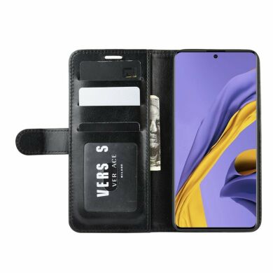 Чехол-книжка Deexe Wallet Style для Samsung Galaxy A51 - Black