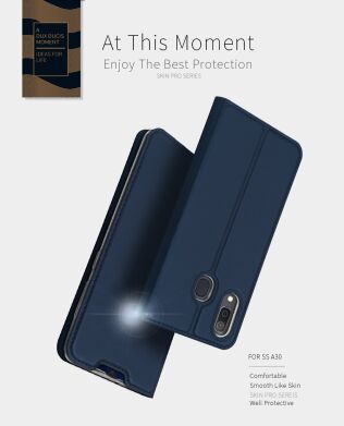Чехол-книжка DUX DUCIS Skin Pro для Samsung Galaxy A30 (A305) - Dark Blue