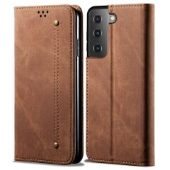 Чохол-книжка UniCase Jeans Wallet для Samsung Galaxy S21 (G991) - Brown