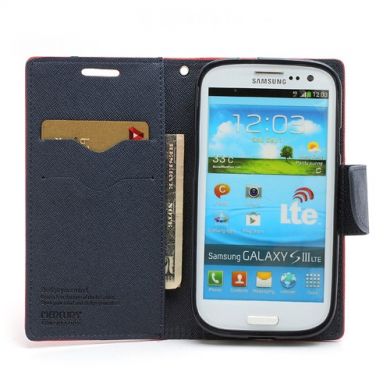 Чохол Mercury Fancy Diary для Samsung Galaxy S3 (i9300), Червоний