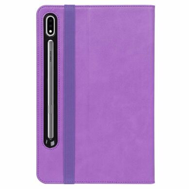 Чехол UniCase Business Style для Samsung Galaxy Tab S7 Plus (T970/975) / S8 Plus (T800/806) - Purple