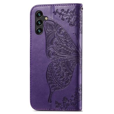 Чехол UniCase Butterfly Pattern для Samsung Galaxy A13 5G (A136) / A04s (A047) - Purple