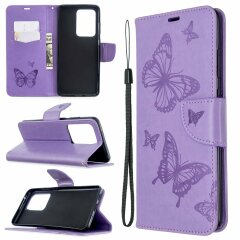 Чохол UniCase Butterfly Pattern для Samsung Galaxy S20 Ultra (G988) - Purple