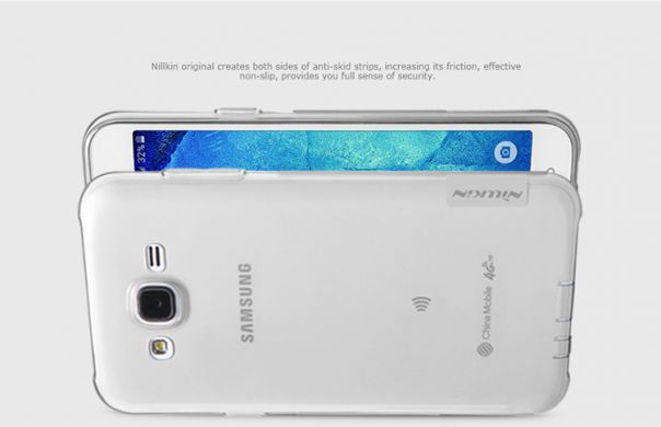 Силиконовая NILLKIN Nature TPU накладка для Samsung Galaxy J7 (J700) / J7 Neo (J701) - Gray