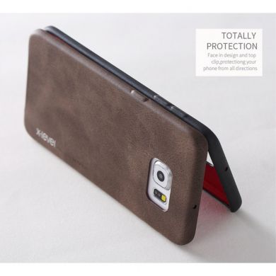 Защитный чехол X-LEVEL Vintage для Samsung Galaxy S6 edge+ (G928) - Brown