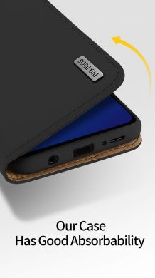Кожаный чехол DUX DUCIS Wish Series для Samsung Galaxy S9+ (G965) - Dark Blue