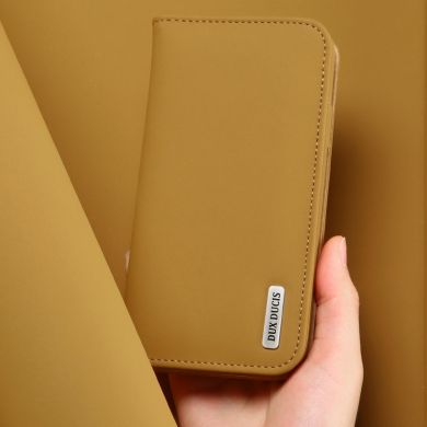 Кожаный чехол DUX DUCIS Wish Series для Samsung Galaxy S9+ (G965) - Khaki