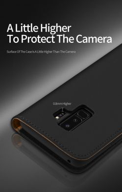 Кожаный чехол DUX DUCIS Wish Series для Samsung Galaxy S9+ (G965) - Black