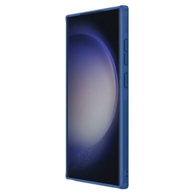 Пластиковый чехол NILLKIN Frosted Shield Pro для Samsung Galaxy S24 Ultra - Blue
