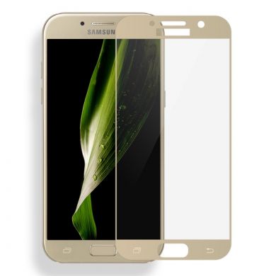 Защитное стекло MOCOLO 3D Silk Print для Samsung Galaxy A3 2017 (A320) - Gold