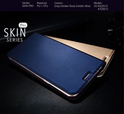 Чехол-книжка DUX DUCIS Skin Pro для Samsung Galaxy A7 2017 (A720) - Dark Blue