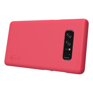 Пластиковый чехол NILLKIN Frosted Shield для Samsung Galaxy Note 8 (N950) + пленка - Red