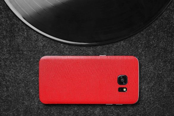 Кожаная наклейка Glueskin Red Stingray для Samsung Galaxy S8 Plus (G955)