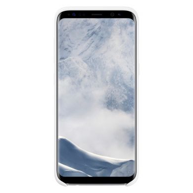 Силиконовый (TPU) чехол Silicone Cover для Samsung Galaxy S8 (G950) EF-PG950TWEGRU - White