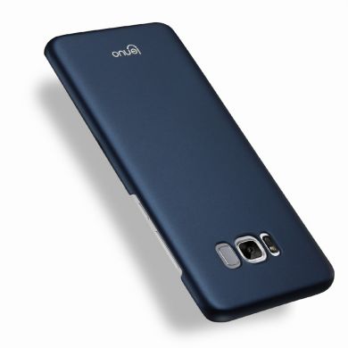 Пластиковый чехол LENUO Silky Touch для Samsung Galaxy S8 (G950) - Dark Blue