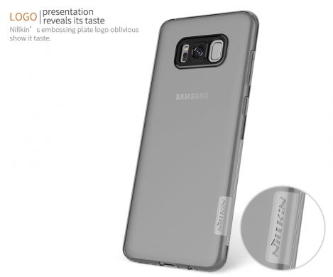 Силиконовый (TPU) чехол NILLKIN Nature для Samsung Galaxy S8 (G950) - Gray