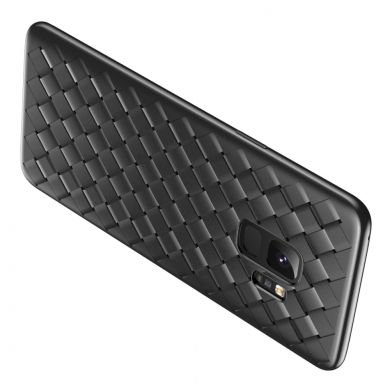 Силиконовый чехол BASEUS Woven Texture для Samsung Galaxy S9 (G960) - Black