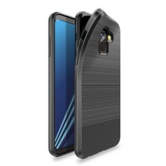 Силиконовый чехол DUX DUCIS Mojo Series для Samsung Galaxy A8+ 2018 (A730) - Black