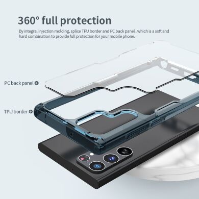 Силиконовый чехол NILLKIN Nature TPU Pro для Samsung Galaxy S22 Ultra - Transparent