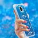 Силиконовый (TPU) чехол Deexe Liquid Glitter для Samsung Galaxy J6+ (J610) - Blue. Фото 2 из 7