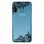 Силиконовый (TPU) чехол Deexe Pretty Glossy для Samsung Galaxy A21 (A215) - Black Flower