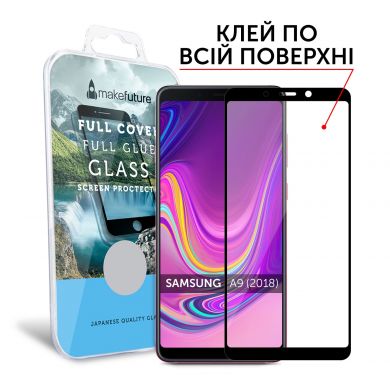 Защитное стекло MakeFuture FullGlue Cover для Samsung Galaxy A9 2018 (A920) - Black