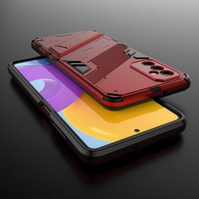 Защитный чехол Deexe Bibercas для Samsung Galaxy M52 (M526) - Red