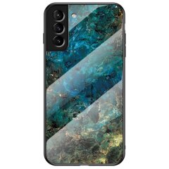 Защитный чехол Deexe Gradient Pattern для Samsung Galaxy S22 - Emerald