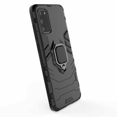 Защитный чехол Deexe Hybrid Case для Samsung Galaxy S20 Plus (G985) - Black