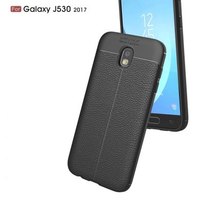 Захисний чохол Deexe Leather Cover для Samsung Galaxy J5 2017 (J530), Червоний
