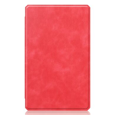 Защитный чехол Deexe Leather Stand для Samsung Galaxy Tab A7 Lite (T220/T225) - Red