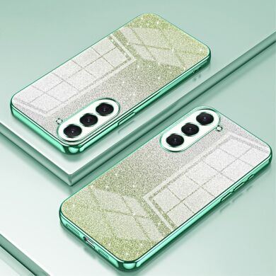 Защитный чехол Deexe Sparkles Cover для Samsung Galaxy S23 (S911) - Green