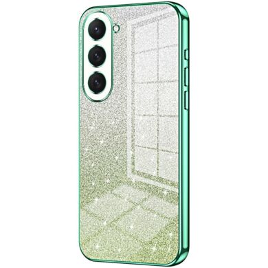 Защитный чехол Deexe Sparkles Cover для Samsung Galaxy S23 (S911) - Green