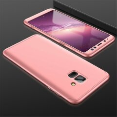 Защитный чехол GKK Double Dip Case для Samsung Galaxy A8 (A530) - Rose Gold