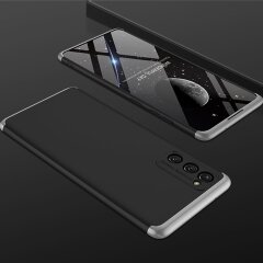 Защитный чехол GKK Double Dip Case для Samsung Galaxy S20 FE (G780) - Black / Silver