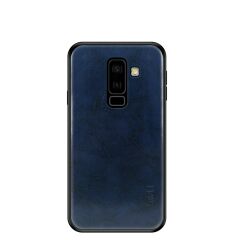 Защитный чехол MOFI Leather Cover для Samsung Galaxy A6+ 2018 (A605) - Blue
