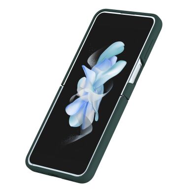 Защитный чехол NILLKIN CamShield Silky Silicone Case (FF) для Samsung Galaxy Flip 4 - Green