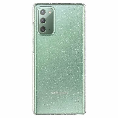 Защитный чехол Spigen (SGP) Liquid Crystal Glitter для Samsung Galaxy Note 20 (N980) - Crystal Quartz