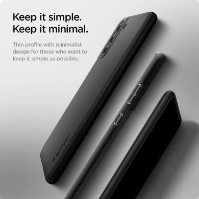 Защитный чехол Spigen (SGP) Thin Fit для Samsung Galaxy S21 Plus (G996) - Black