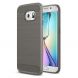 Защитный чехол UniCase Carbon для Samsung Galaxy S6 edge (G925) - Gray. Фото 1 из 10