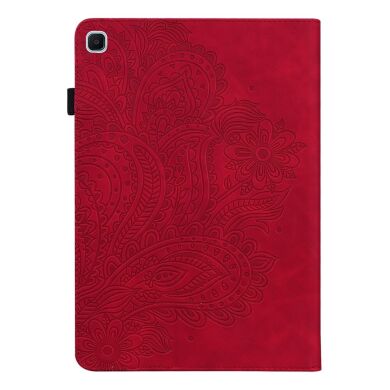 Защитный чехол UniCase Flower для Samsung Galaxy Tab S6 lite / S6 Lite (2022/2024) - Red