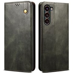 Захисний чохол UniCase Leather Wallet для Samsung Galaxy S24 Plus - Green