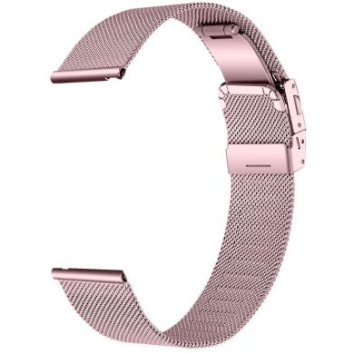 Ремешок Deexe Milanese Bracelet для часов с шириной крепления 18 мм - Rose Pink